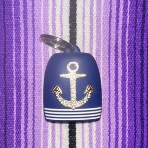 Bath & Body Works Anchor Hand Sanitizer Holder Keychain